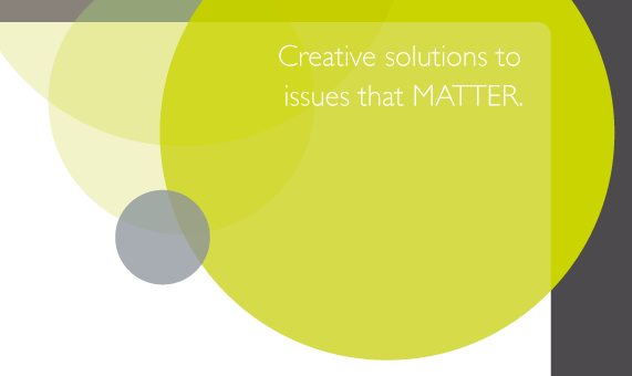creative solutions to issues that matter